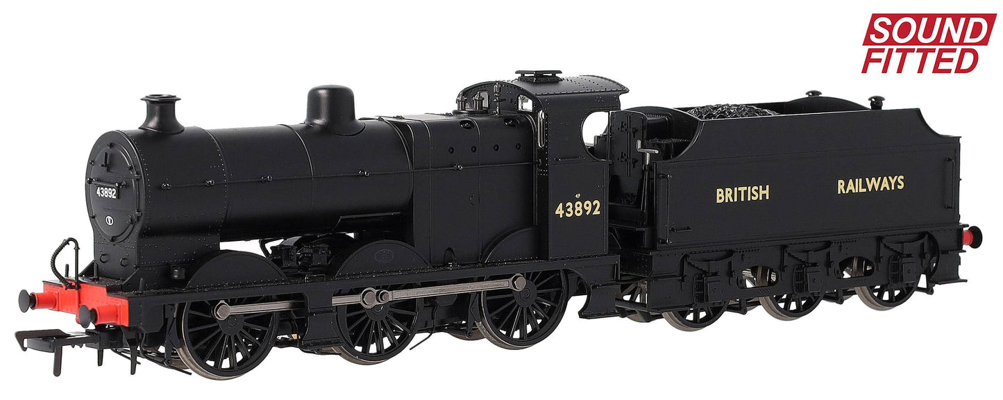 31-886SF MR 3835 (4F) with Fowler Tender 43892 BR Black (British Railways) Steam Locomotive - DCC Sound