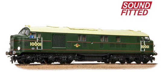 LMS 10001 BR Lined Green (Late Crest) Diesel Locomotive - DCC Sound