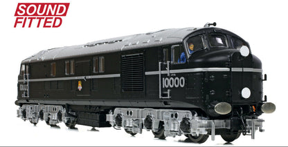 LMS 10000 BR Black (Early Emblem) Diesel Locomotive - DCC Sound