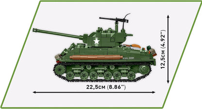 Sherman M4A2E8(76) WWII (880 pcs) Model Kit