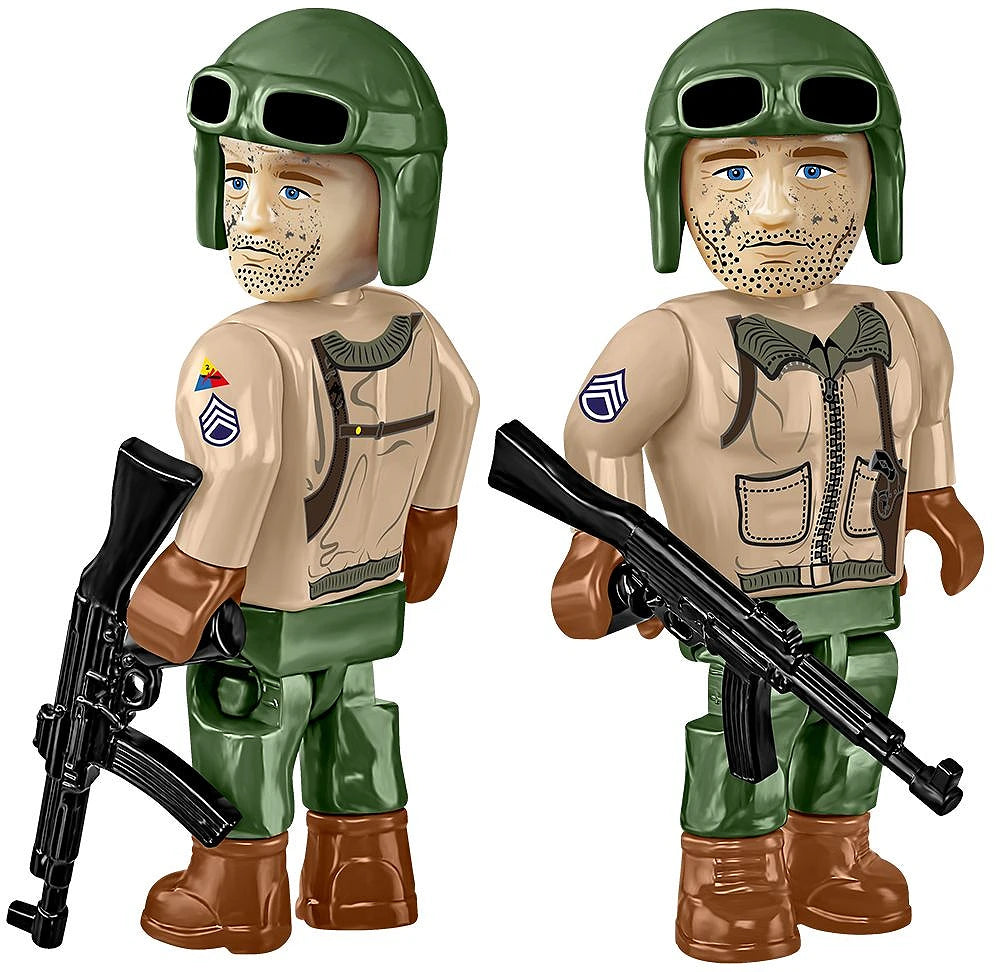 Sherman M4A2E8(76) WWII (880 pcs) Model Kit