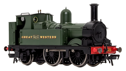 GWR 517 Class 0-4-2 523 G.W. Green 'Great Western' Steam Locomotive - DCC Sound