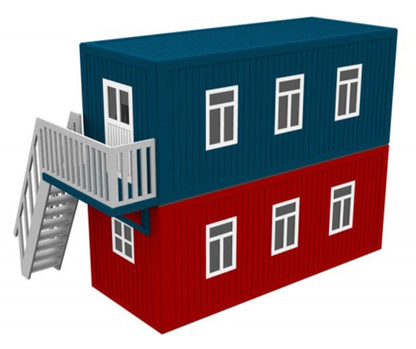 O Scale Container Offices