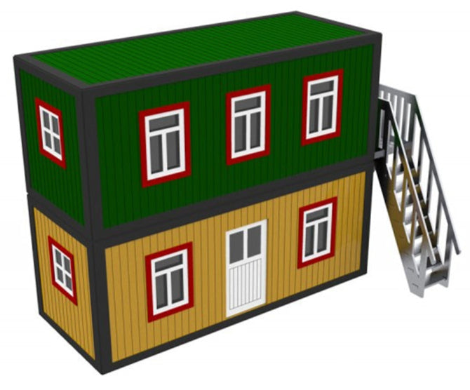 O Scale Container Offices