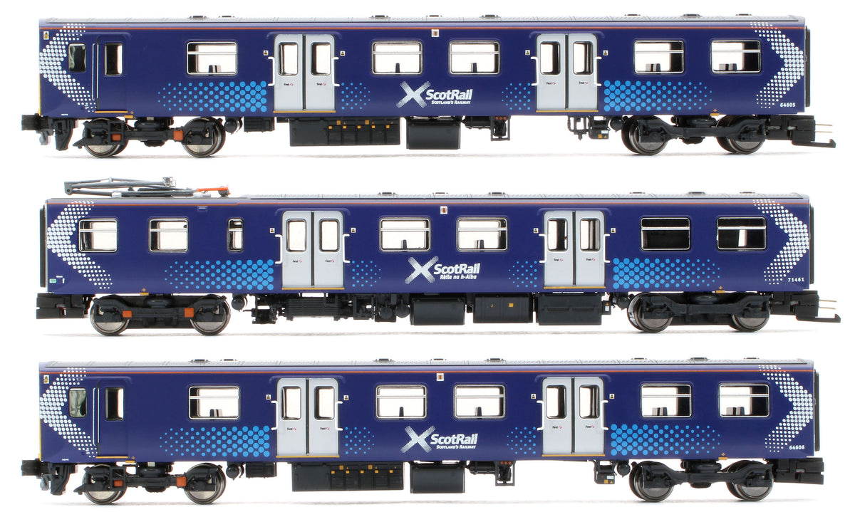 RT-N-314-312DC Class 314212 Scotrail Saltire Blue 3 Car EMU Set