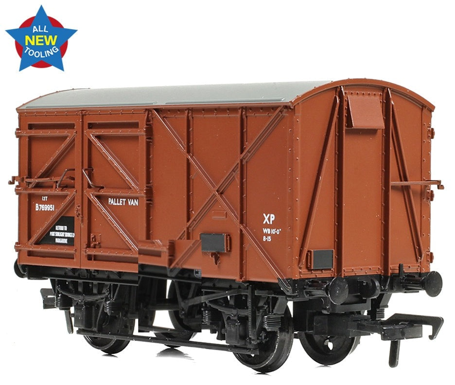 BR 12T Palvan 'Pallet Van' BR Bauxite (Early) No. B769951