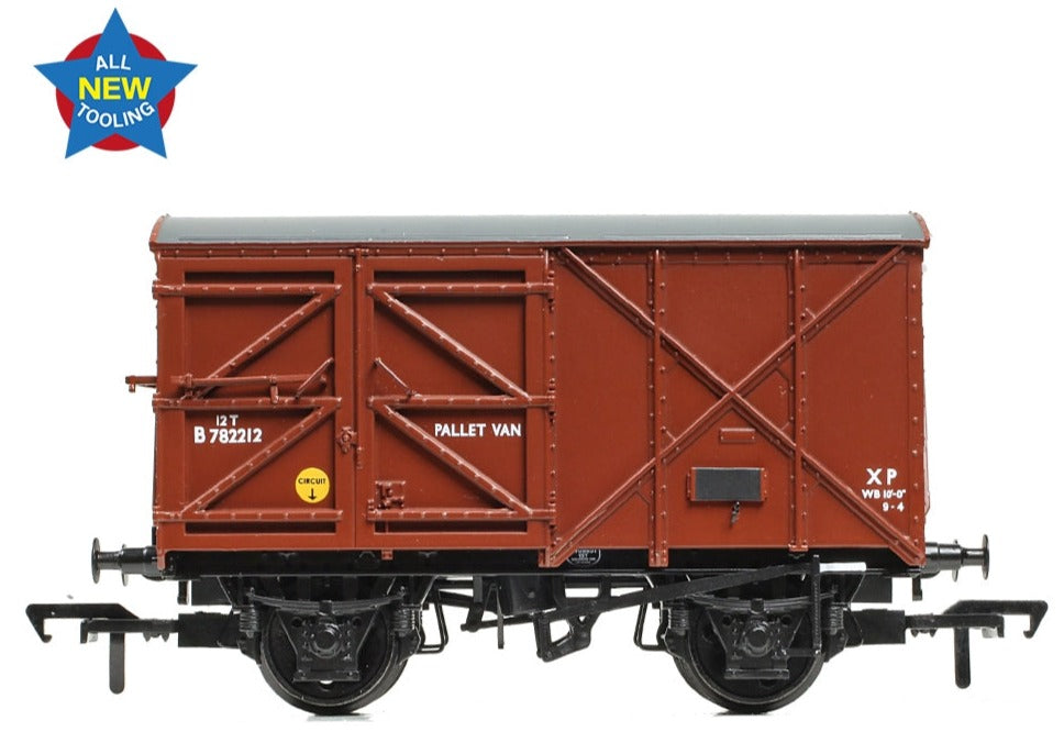 BR 12T Palvan 'Pallet Van' BR Bauxite (Late) No. B782212