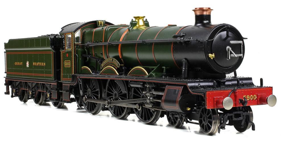 GWR 49XX 'Hall' 5900 'Hinderton Hall' GWR Lined Green (GW Crest) Steam Locomotive