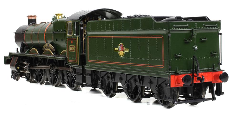 GWR 49XX 'Hall' 4936 'Kinlet Hall' BR Lined Green (Late Crest) Steam Locomotive