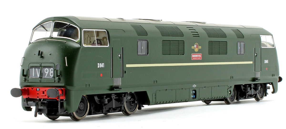 Pre-Owned 32-069 Class 43 Warship 'Roebuck' BR Green Diesel Locomotive D841 - DCC Fitted