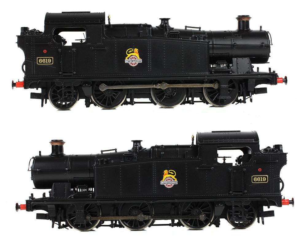 GWR 56XX Tank 6619 BR Black (Early Emblem) Steam Locomotive