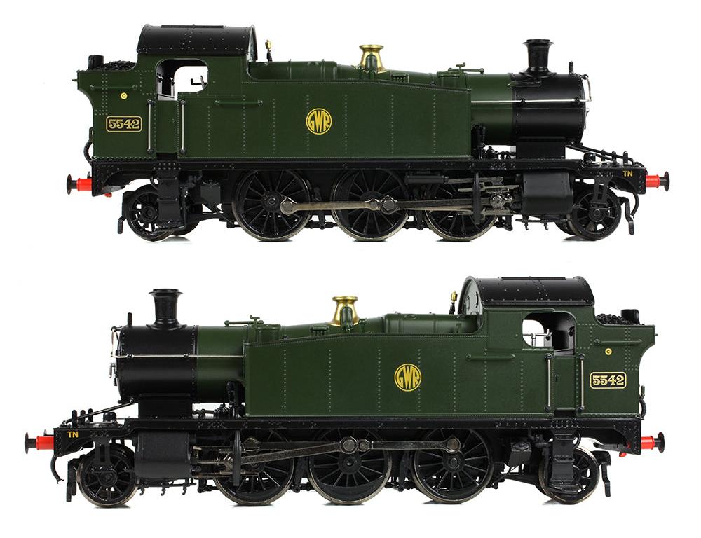 GWR 4575 Prairie Tank 5542 GWR Green (Shirtbutton) Steam Locomotive