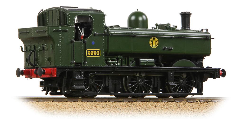 GWR 8750 Pannier Tank 3650 GWR Green (Shirtbutton) Steam Locomotive