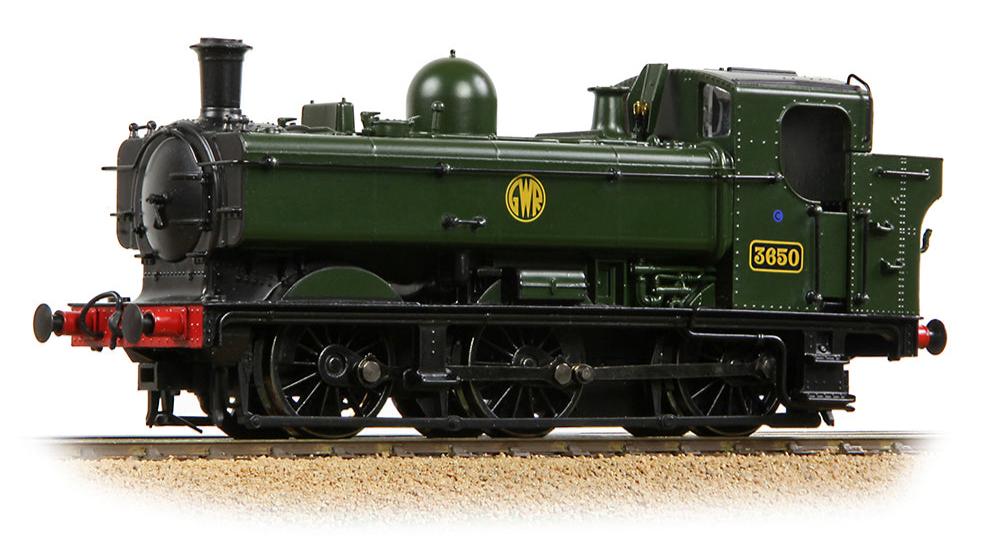 GWR 8750 Pannier Tank 3650 GWR Green (Shirtbutton) Steam Locomotive