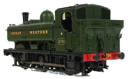 GWR 8750 Pannier Tank 8791 GWR Green (Great Western) Steam Locomotive