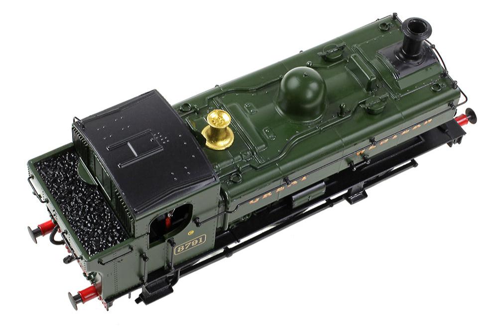 GWR 8750 Pannier Tank 8791 GWR Green (Great Western) Steam Locomotive