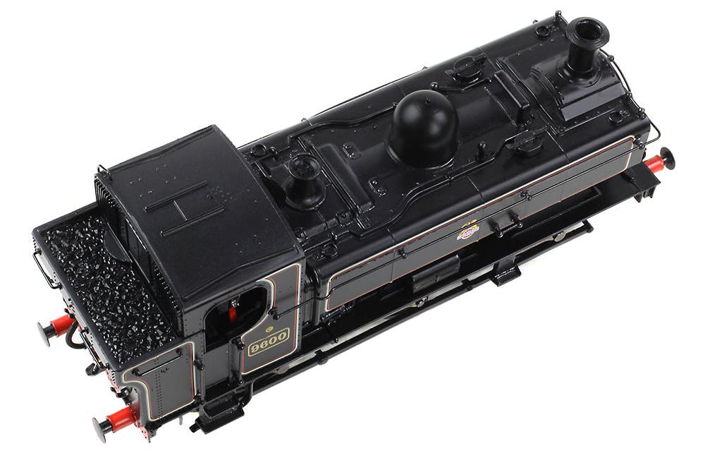 GWR 8750 Pannier Tank 9600 BR Lined Black (Early Emblem) Steam Locomotive