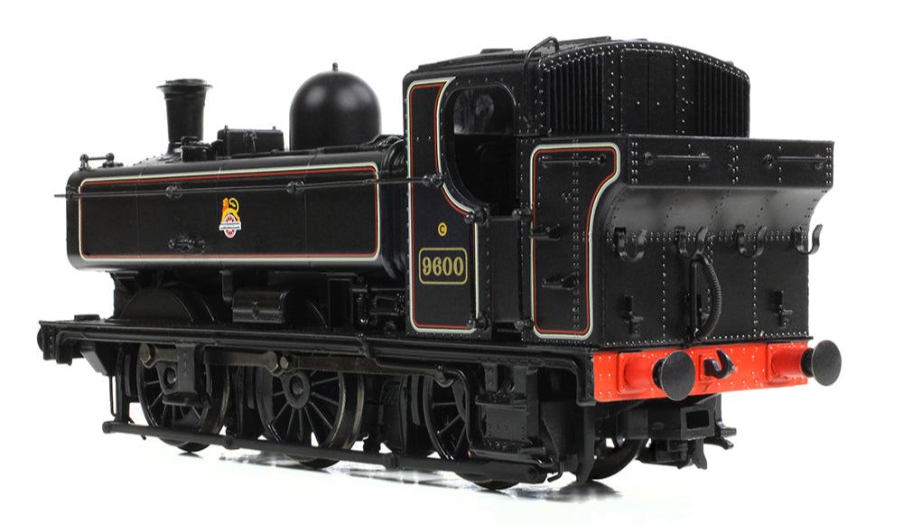 GWR 8750 Pannier Tank 9600 BR Lined Black (Early Emblem) Steam Locomotive