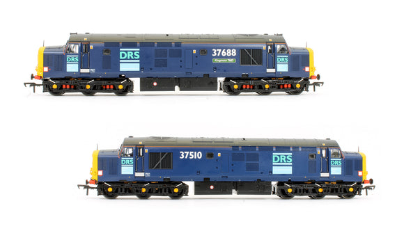 Pre-Owned Class 37/5 DRS 37510 & DRS 37/5 'Kingmoor TMD' 37688 Diesel Locomotives (Special Edition)