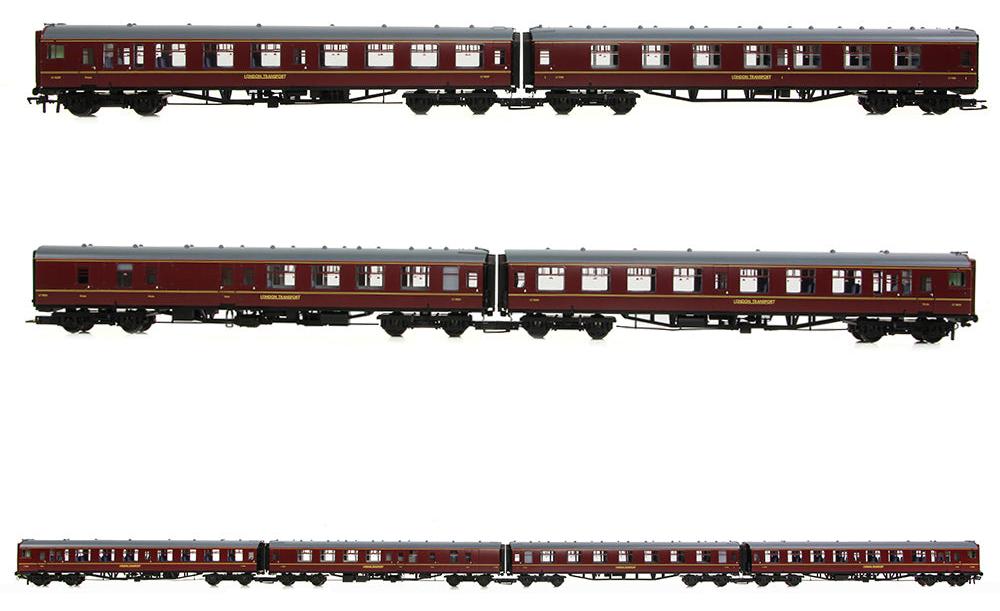 Class 438 4-TC 4-Car Multiple Unit 428 London Transport Lined Maroon