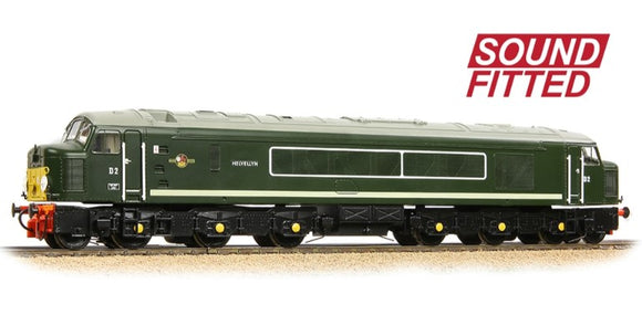 Class 44 Disc Headcode D2 'Helvellyn' BR Green (Small Yellow Panels) Diesel Locomotive - DCC Sound