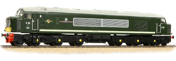 Class 45 Split Centre H/C D49 'The Manchester Regiment' BR Green (Small Yellow Panels) Diesel Locomotive