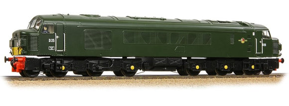 Class 45 Split Headcode D25 BR Plain Green (Small Yellow Panels) Diesel Locomotive