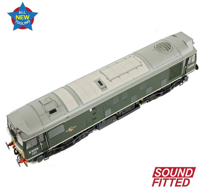 Class 25/1 D5225 BR Green (Small Yellow Panels) Diesel Locomotive - DCC Sound