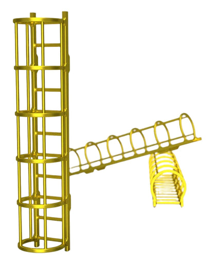 OO Gauge Industrial Ladders (Pack of 3) - Unpainted