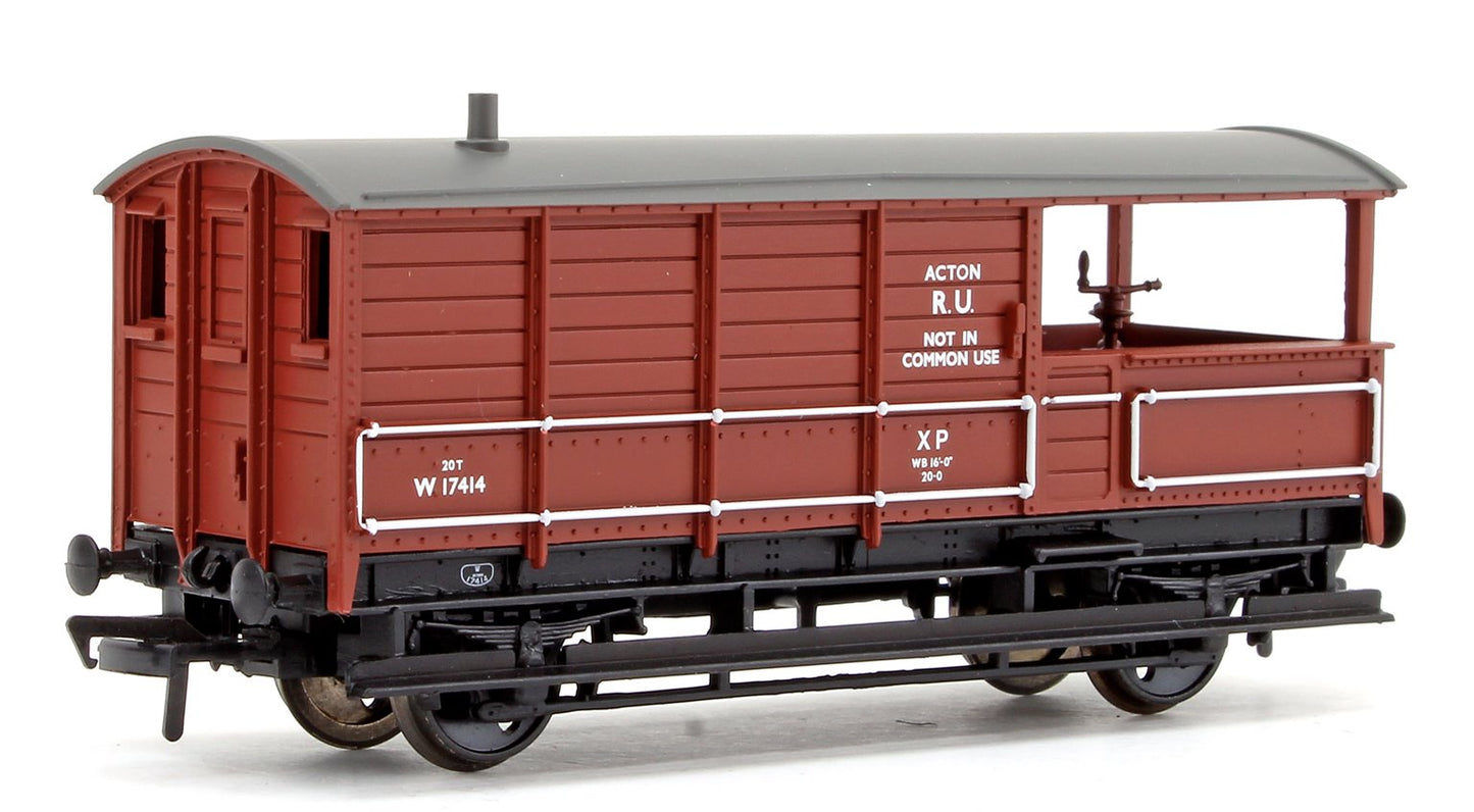 Pre-Owned 33-307A 20 Ton Toad Brake Van BR Bauxite No.17414