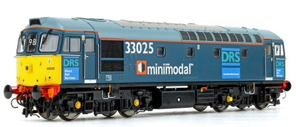 Pre-Owned Class 33/0 V3 (33025 + 33030) DRS Minimodal Locomotive Twin Pack - DCC Fitted