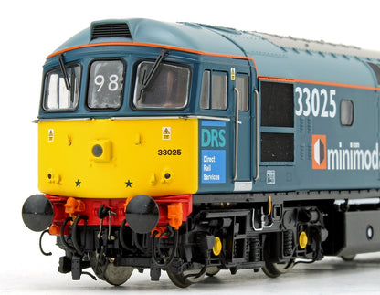 Pre-Owned Class 33/0 V3 (33025 + 33030) DRS Minimodal Locomotive Twin Pack - DCC Fitted