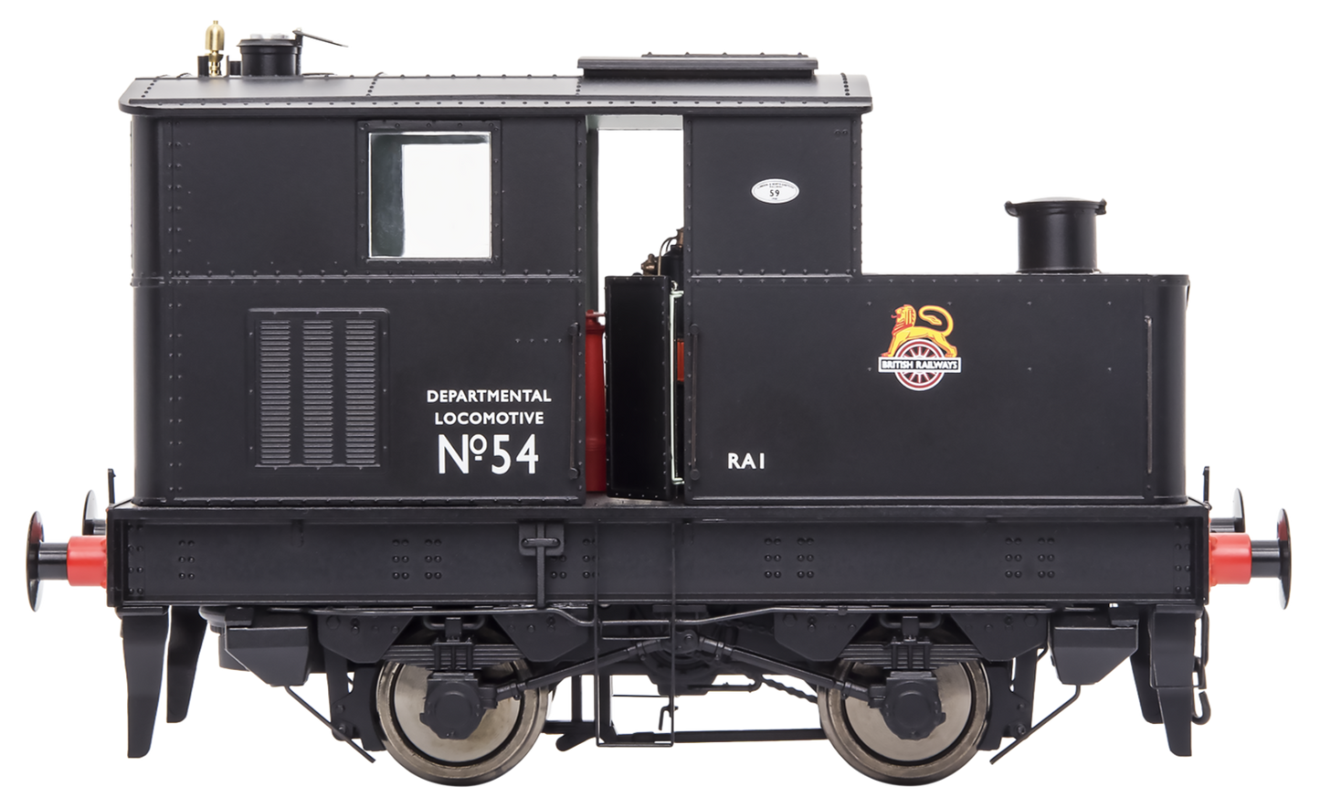 Sentinel BR Early Crest Departmental No 54 Steam Locomotive - DCC Sound