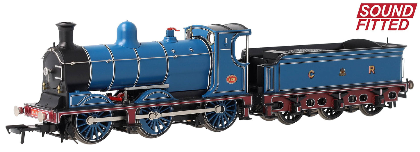 35-280ZSF Caledonian Railway Blue McIntosh 812 Class 0-6-0 Steam Locomotive No.828 (As Built) DCC Sound