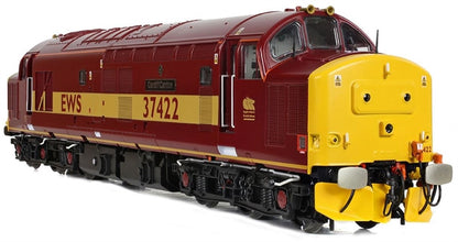 35-335K Class 37/4 Refurbished 37422 'Cardiff Canton' EWS Red and Gold Diesel Locomotive