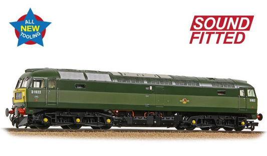 Class 47/0 D1922 BR Two-Tone Green (Small Yellow Panels) Diesel Locomotive - DCC Sound
