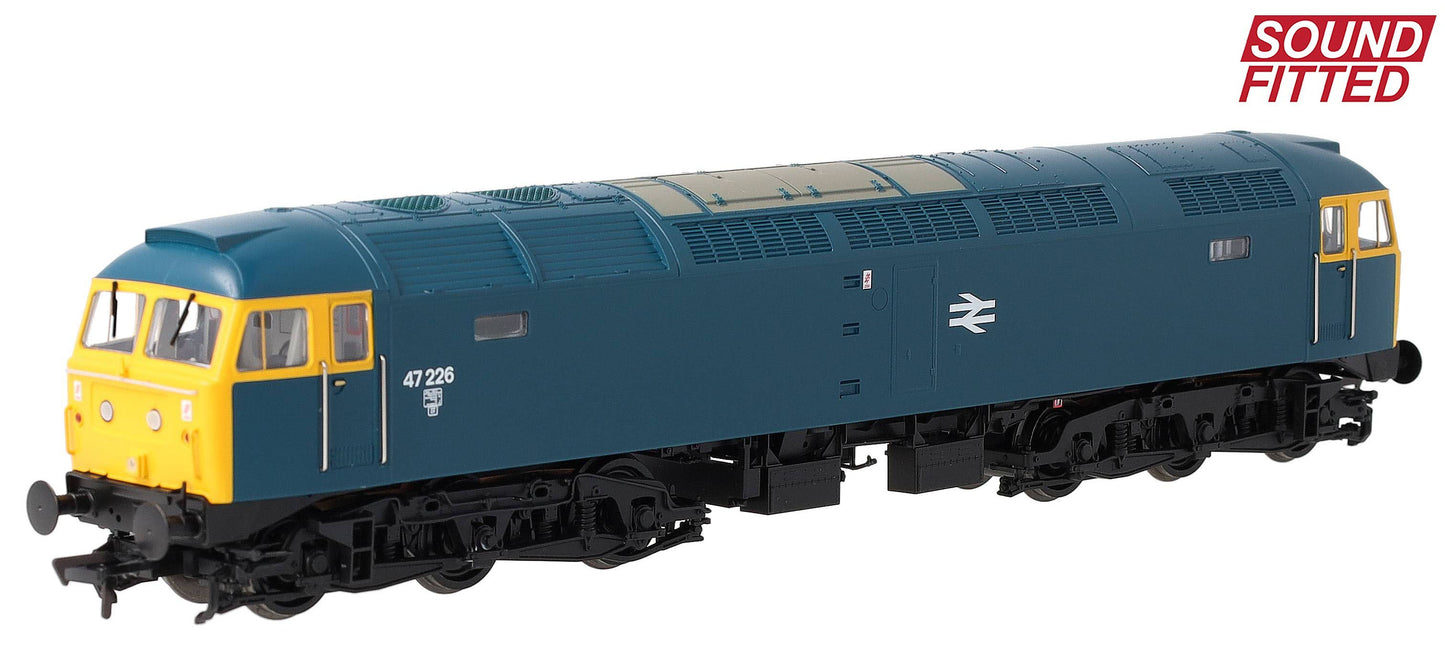 35-411ASF Class 47/0 47226 BR Blue Diesel Locomotive - DCC Sound