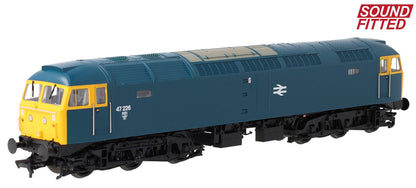 35-411ASF Class 47/0 47226 BR Blue Diesel Locomotive - DCC Sound