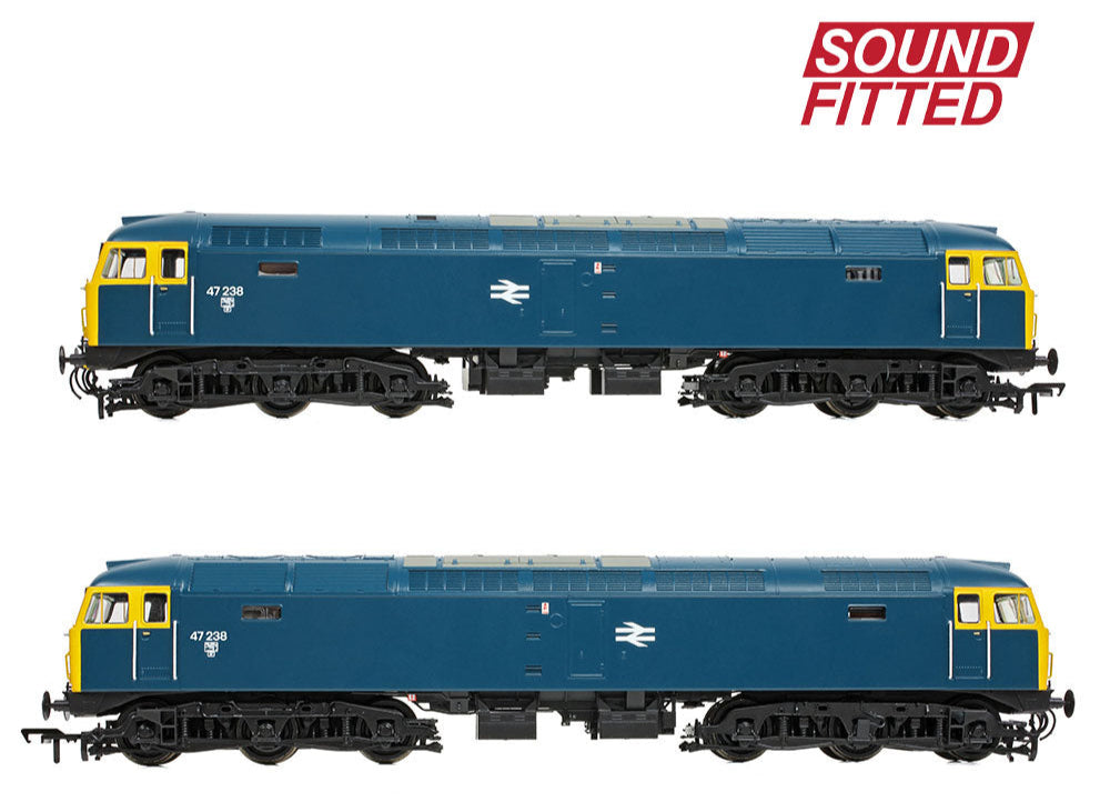 Class 47/0 47238 BR Blue Diesel Locomotive - DCC Sound