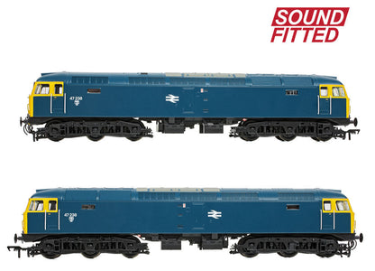 Class 47/0 47238 BR Blue Diesel Locomotive - DCC Sound