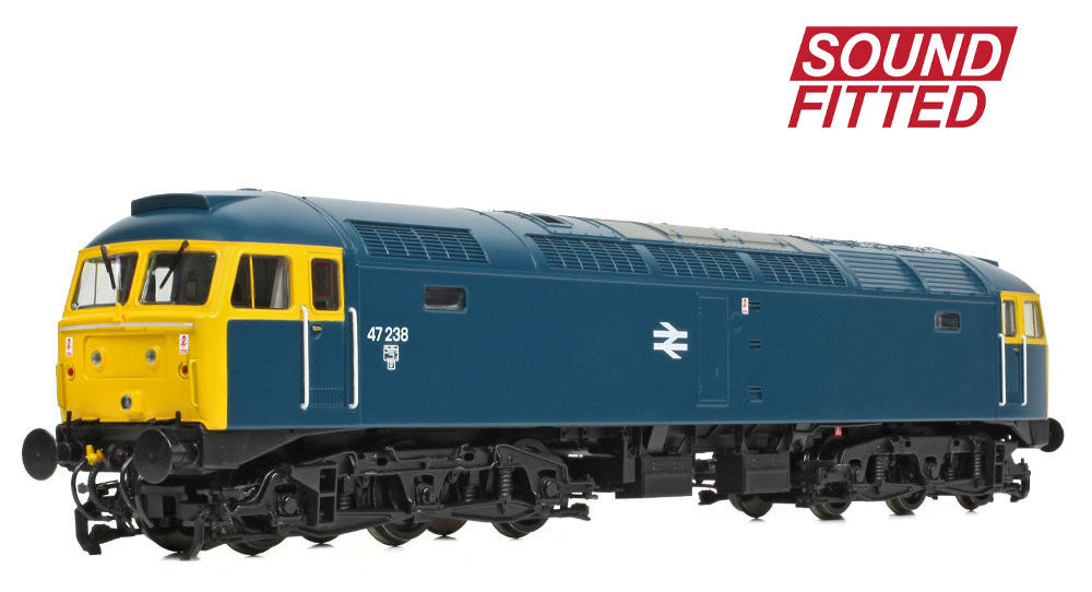 Class 47/0 47238 BR Blue Diesel Locomotive - DCC Sound