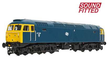 Class 47/0 47238 BR Blue Diesel Locomotive - DCC Sound