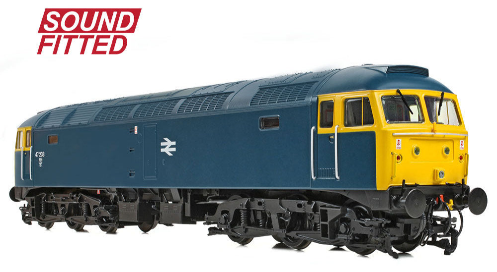 Class 47/0 47238 BR Blue Diesel Locomotive - DCC Sound