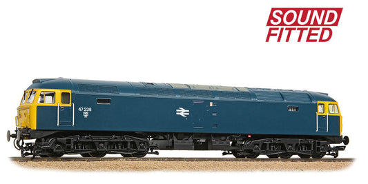 Class 47/0 47238 BR Blue Diesel Locomotive - DCC Sound