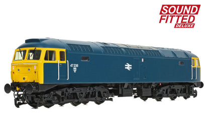 Class 47/0 47238 BR Blue Diesel Locomotive - DCC Sound Deluxe
