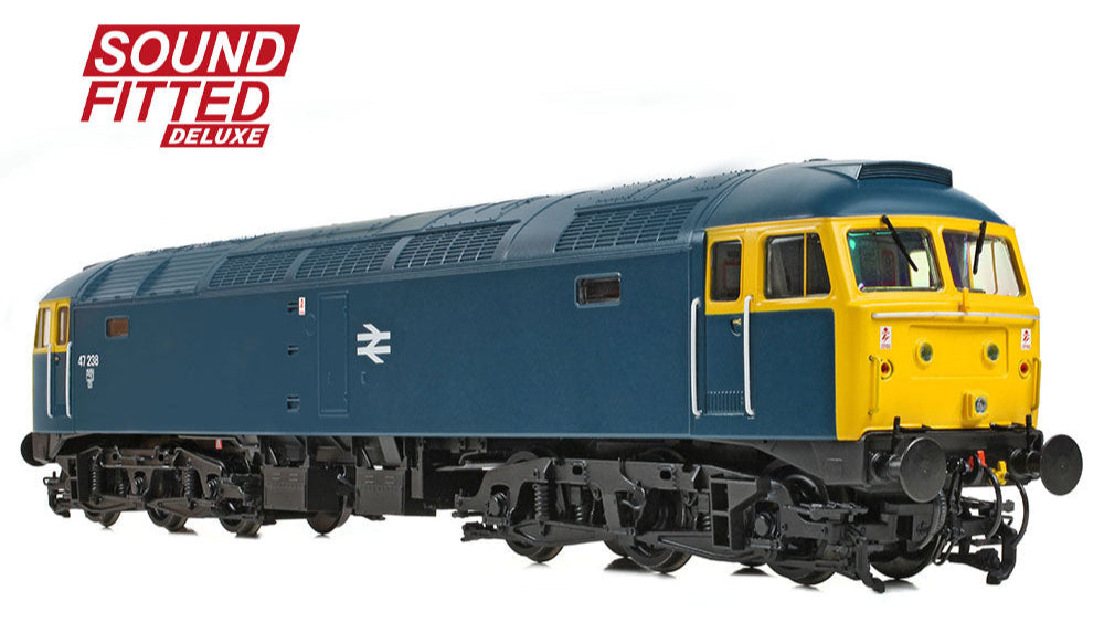 Class 47/0 47238 BR Blue Diesel Locomotive - DCC Sound Deluxe