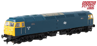 35-411BSFX Class 47/0 47238 BR Blue Diesel Locomotive - DCC Sound Deluxe