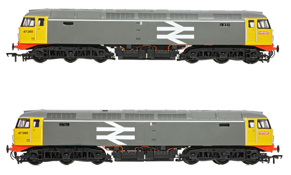 Class 47/0 47280 BR Railfreight Grey Diesel Locomotive