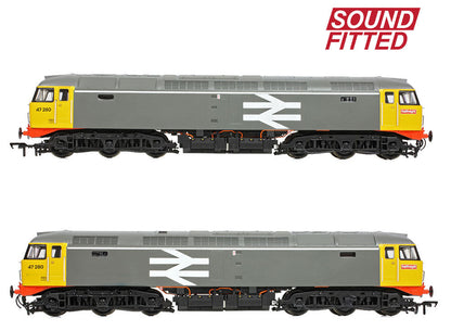 Class 47/0 47280 BR Railfreight Grey Diesel Locomotive - DCC Sound