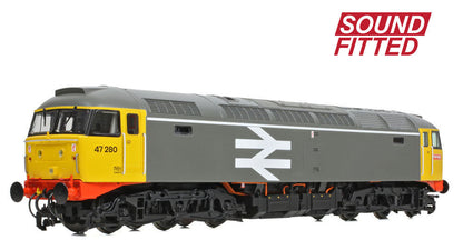 Class 47/0 47280 BR Railfreight Grey Diesel Locomotive - DCC Sound
